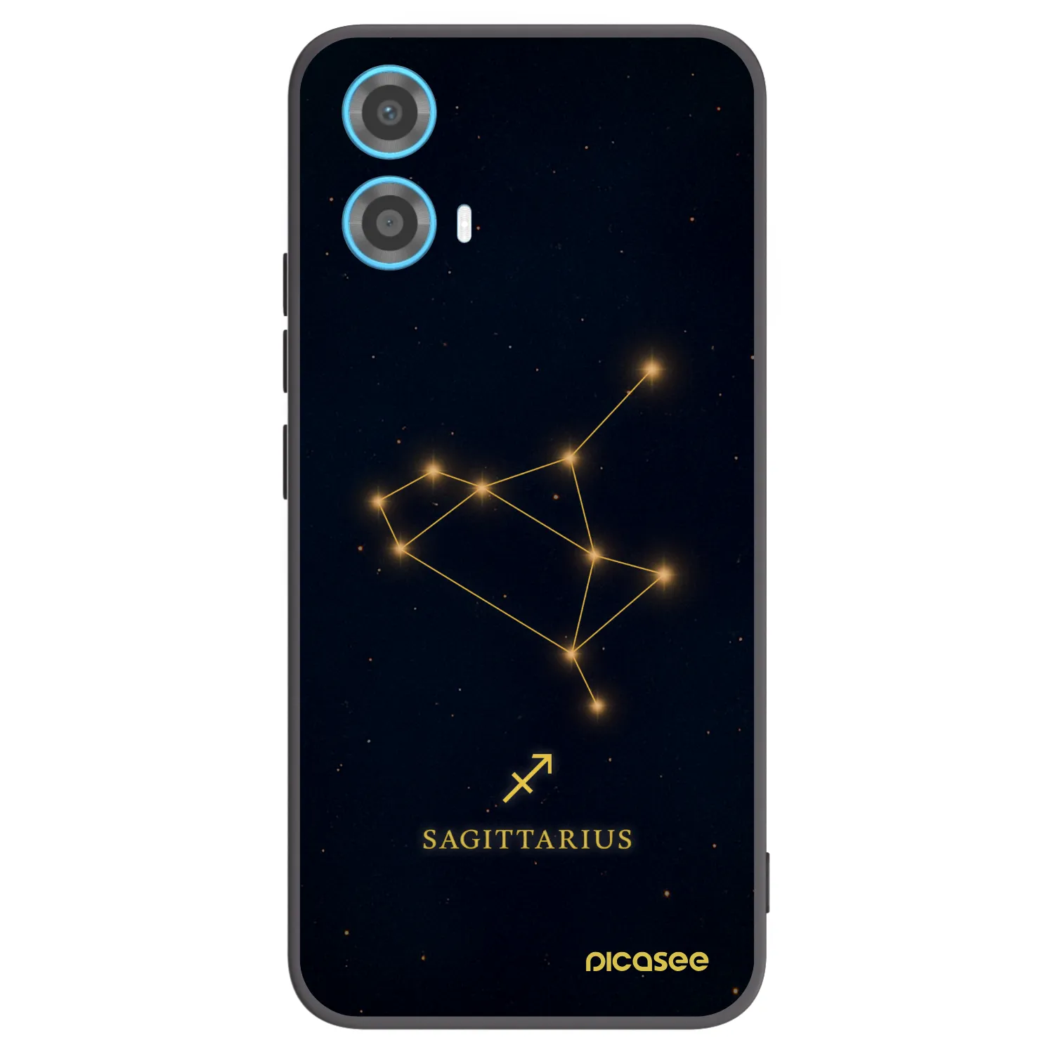 Picasee fekete szilikon tok az alábbi mobiltelefonokra Motorola Moto G34 5G - SAGITTARIUS