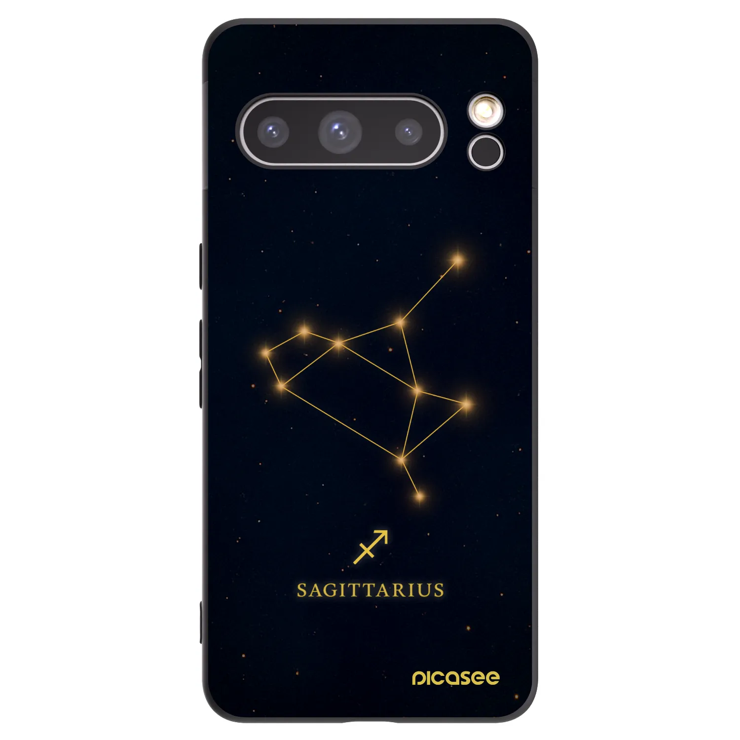 Picasee fekete szilikon tok az alábbi mobiltelefonokra Google Pixel 8 Pro - SAGITTARIUS