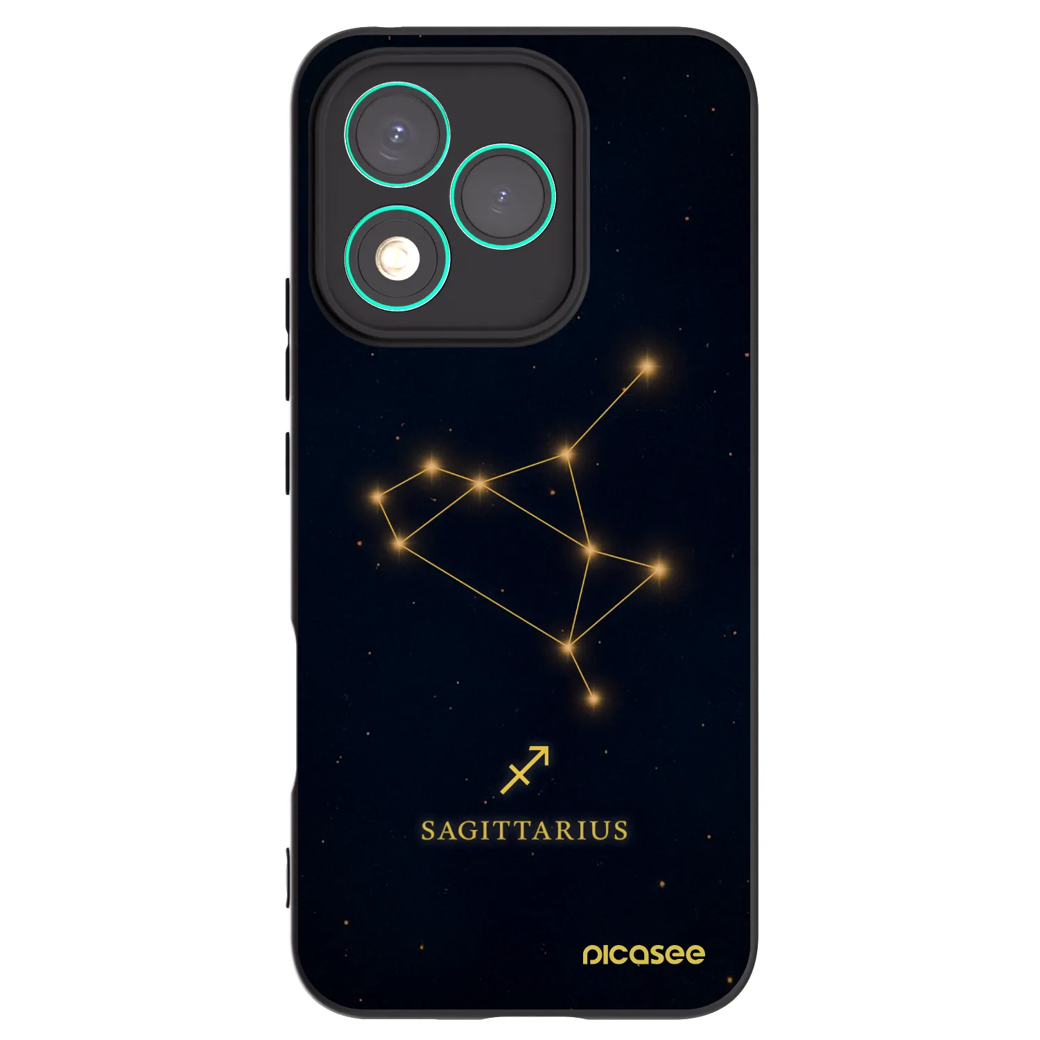 Picasee fekete szilikon tok az alábbi mobiltelefonokra Honor 400 Lite 5G - SAGITTARIUS