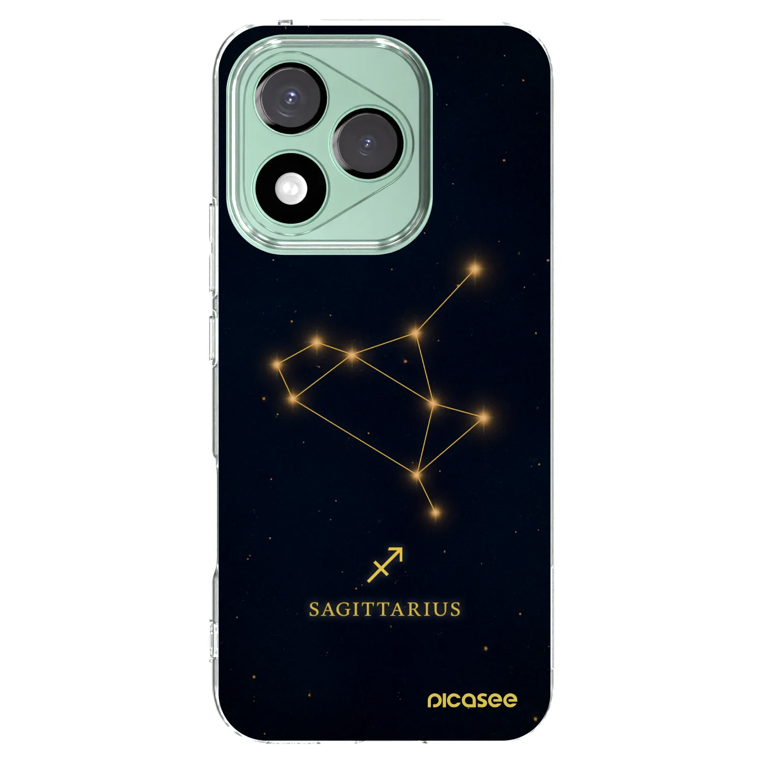 Picasee átlátszó szilikon tok az alábbi mobiltelefonokra Honor 400 Lite 5G - SAGITTARIUS