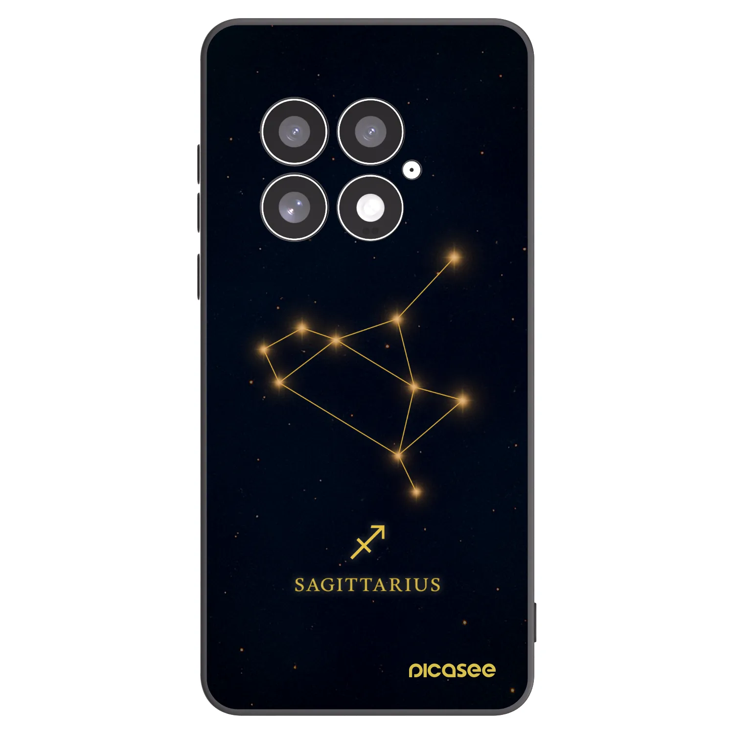 Picasee fekete szilikon tok az alábbi mobiltelefonokra OnePlus 13 5G - SAGITTARIUS