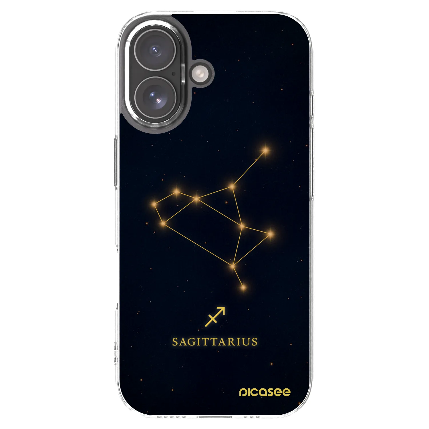 Picasee átlátszó szilikon tok az alábbi mobiltelefonokra Apple iPhone 17 - SAGITTARIUS