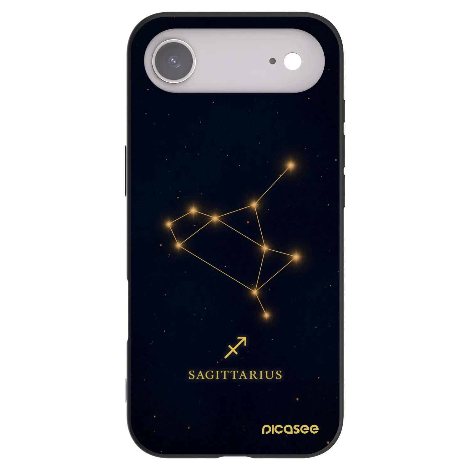 Picasee fekete szilikon tok az alábbi mobiltelefonokra Apple iPhone Air - SAGITTARIUS