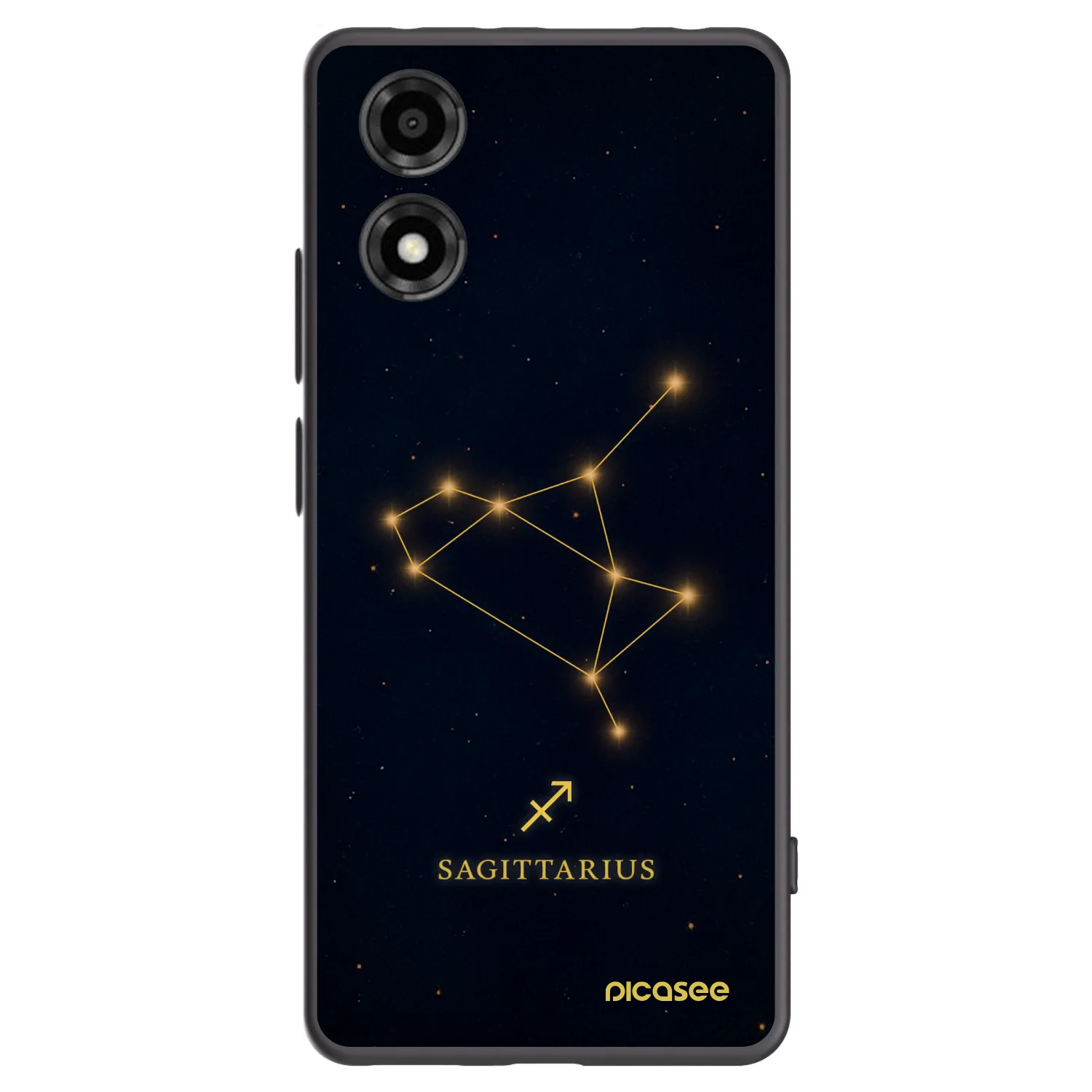 Picasee fekete szilikon tok az alábbi mobiltelefonokra Motorola Moto E14 - SAGITTARIUS