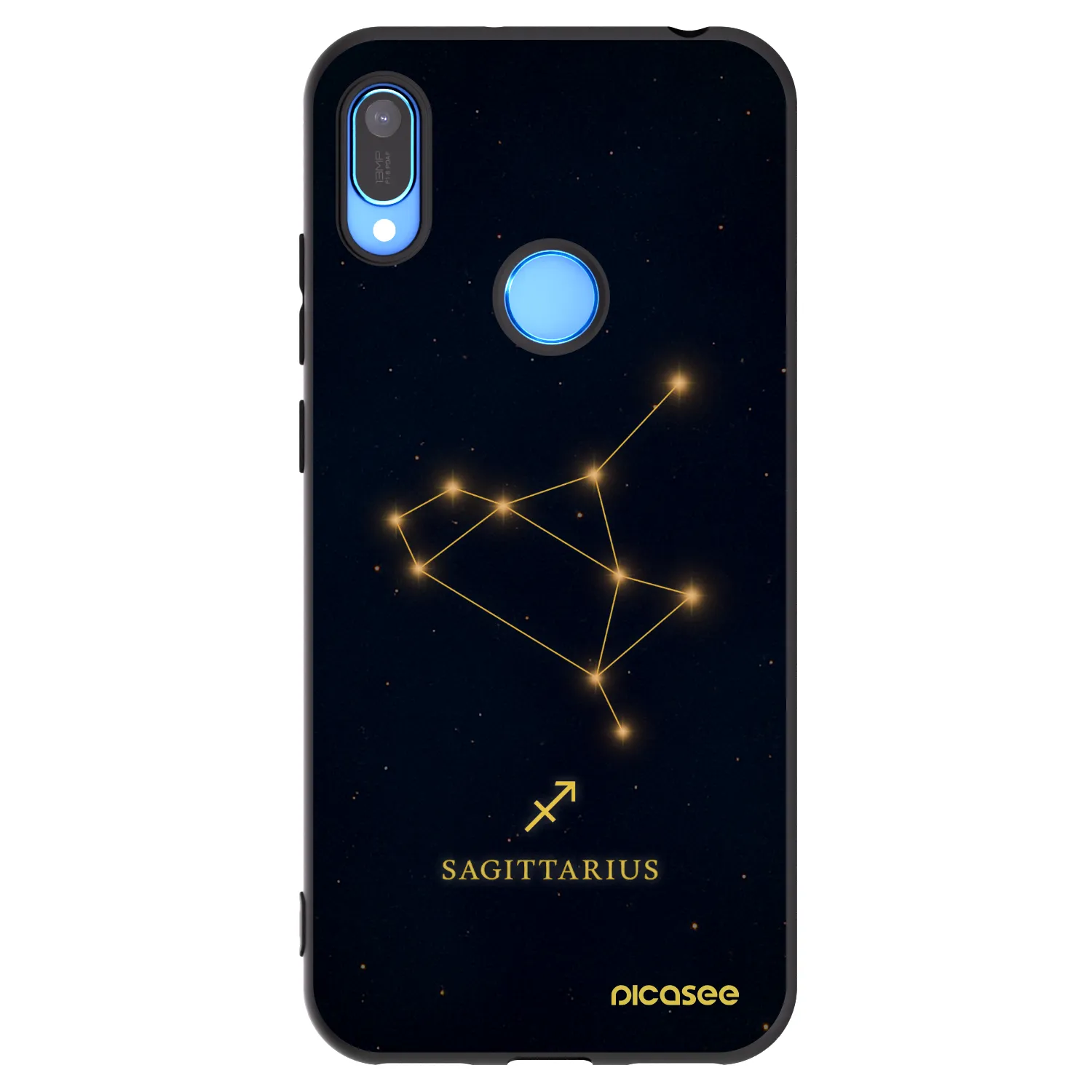 Picasee fekete szilikon tok az alábbi mobiltelefonokra Huawei Y6 2019 - SAGITTARIUS