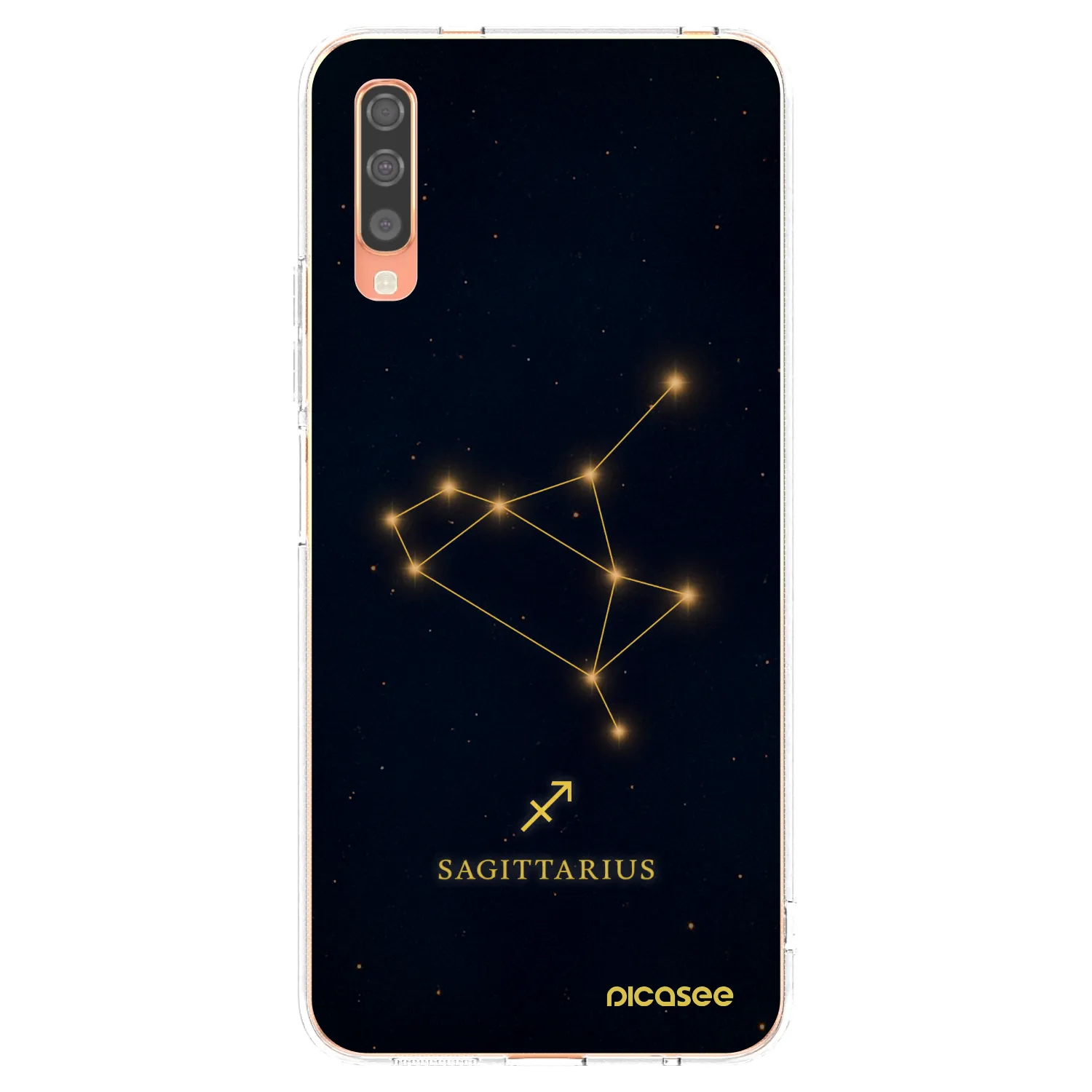 Picasee átlátszó szilikon tok az alábbi mobiltelefonokra Samsung Galaxy A70 A705F - SAGITTARIUS