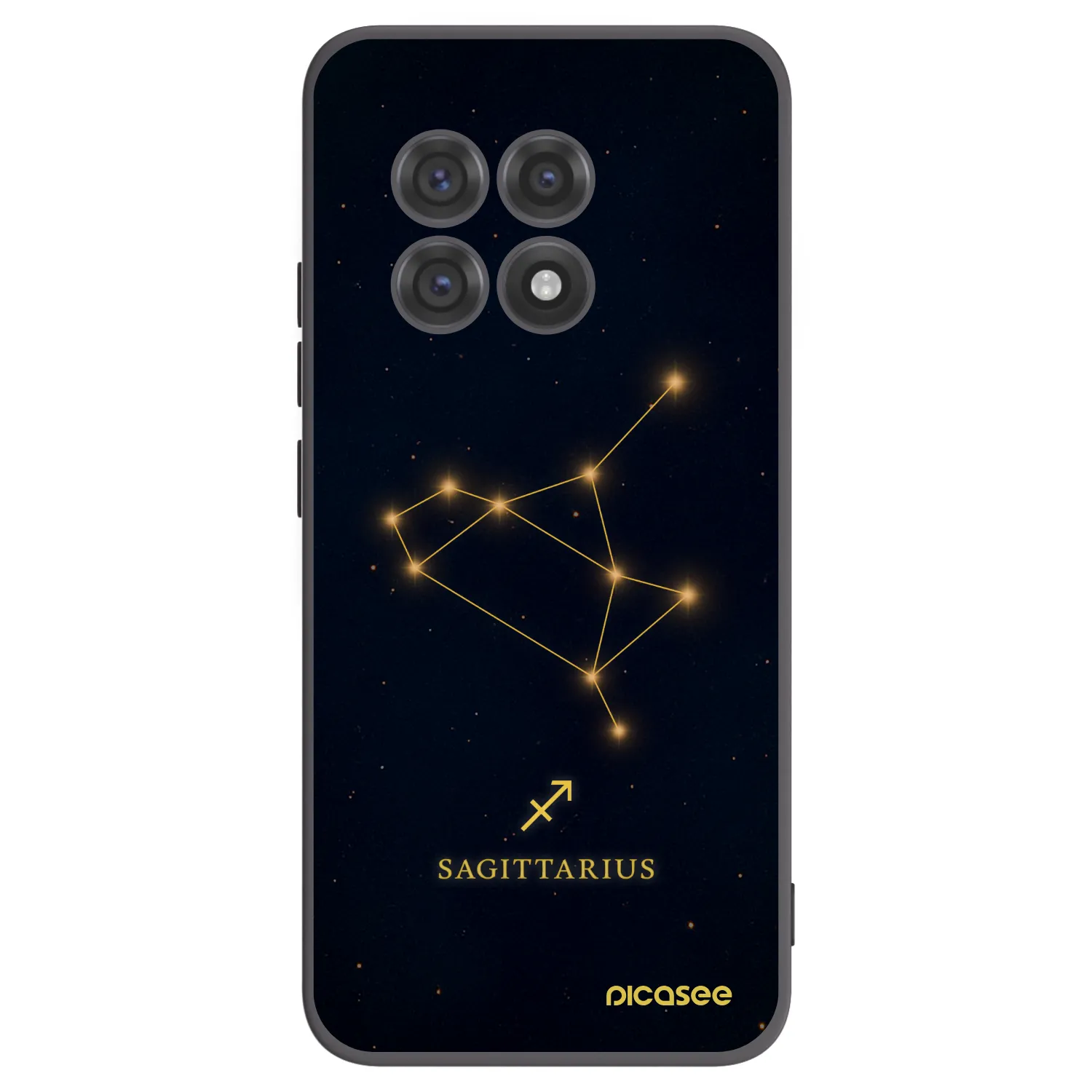 Picasee fekete szilikon tok az alábbi mobiltelefonokra OnePlus 13R 5G - SAGITTARIUS