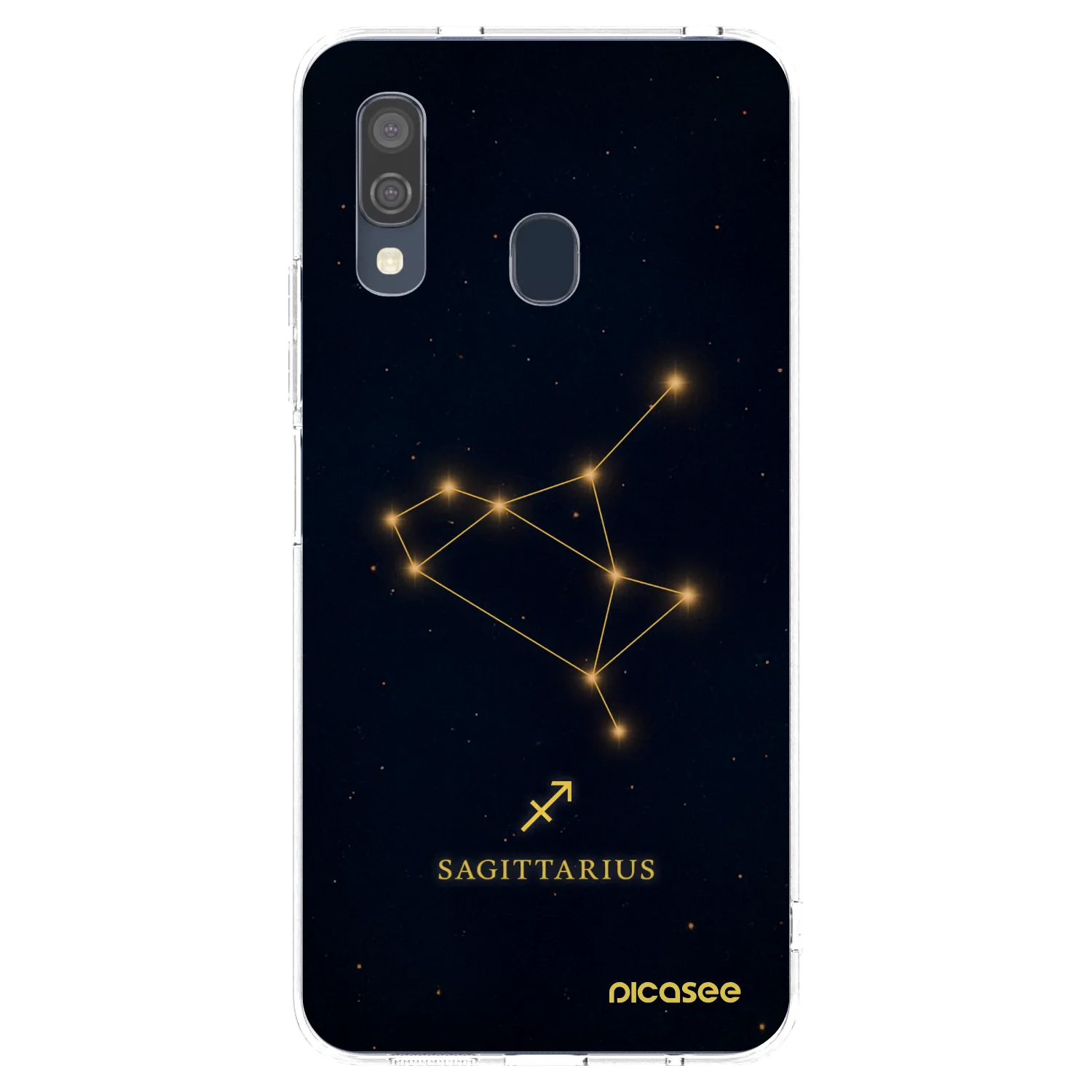 Picasee átlátszó szilikon tok az alábbi mobiltelefonokra Samsung Galaxy A40 A405F - SAGITTARIUS