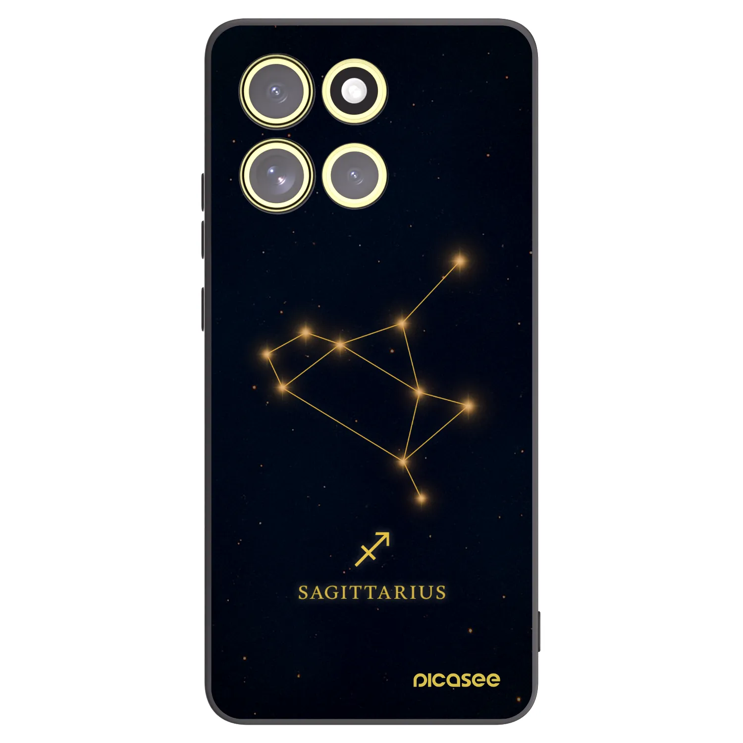 Picasee fekete szilikon tok az alábbi mobiltelefonokra Motorola Moto G86 5G - SAGITTARIUS