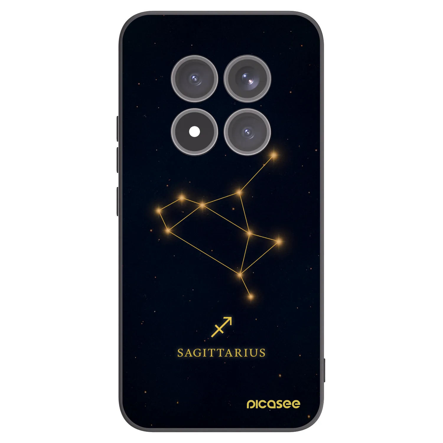 Picasee fekete szilikon tok az alábbi mobiltelefonokra Xiaomi Redmi Note 15 Pro+ - SAGITTARIUS