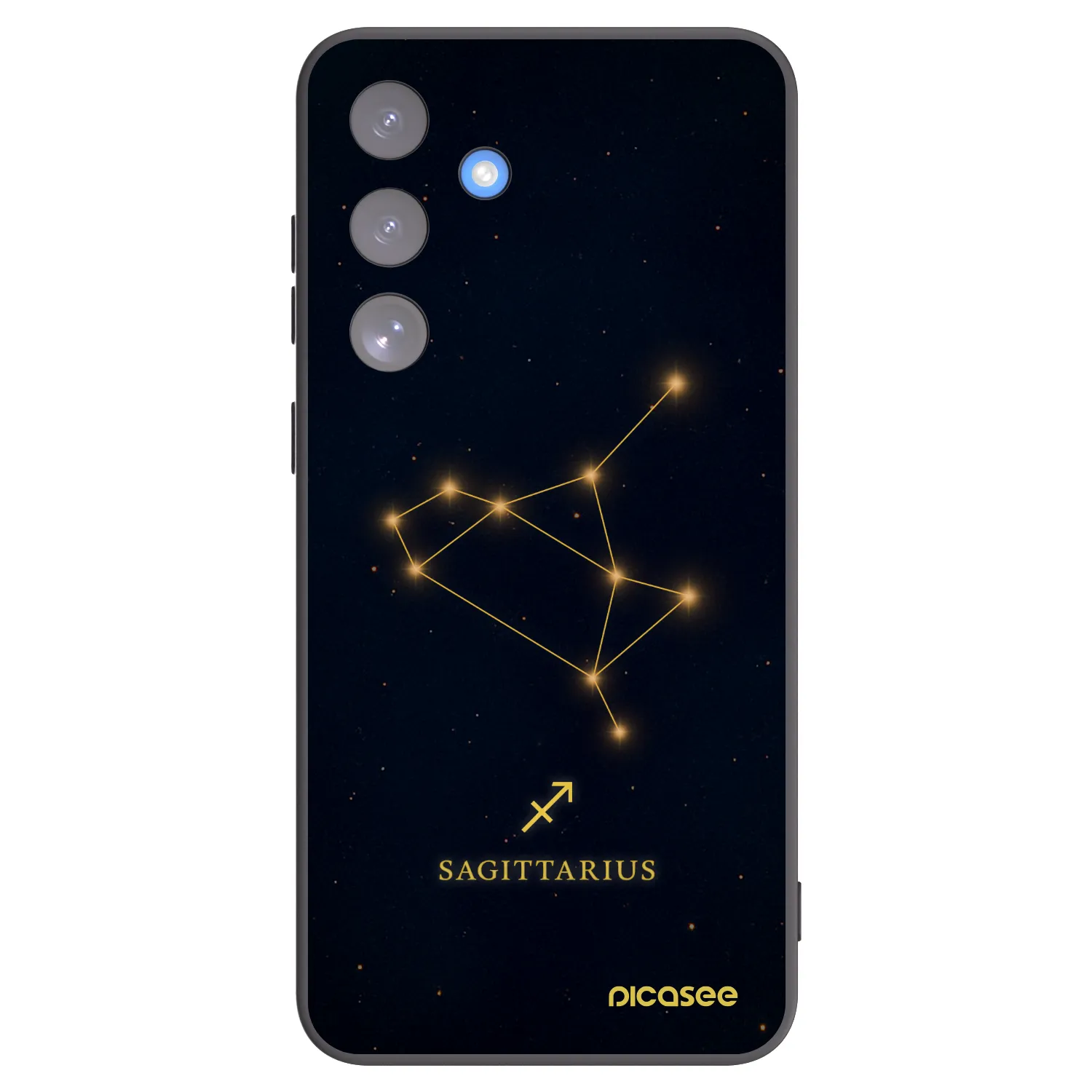 Picasee fekete szilikon tok az alábbi mobiltelefonokra Samsung Galaxy S25 FE 5G - SAGITTARIUS