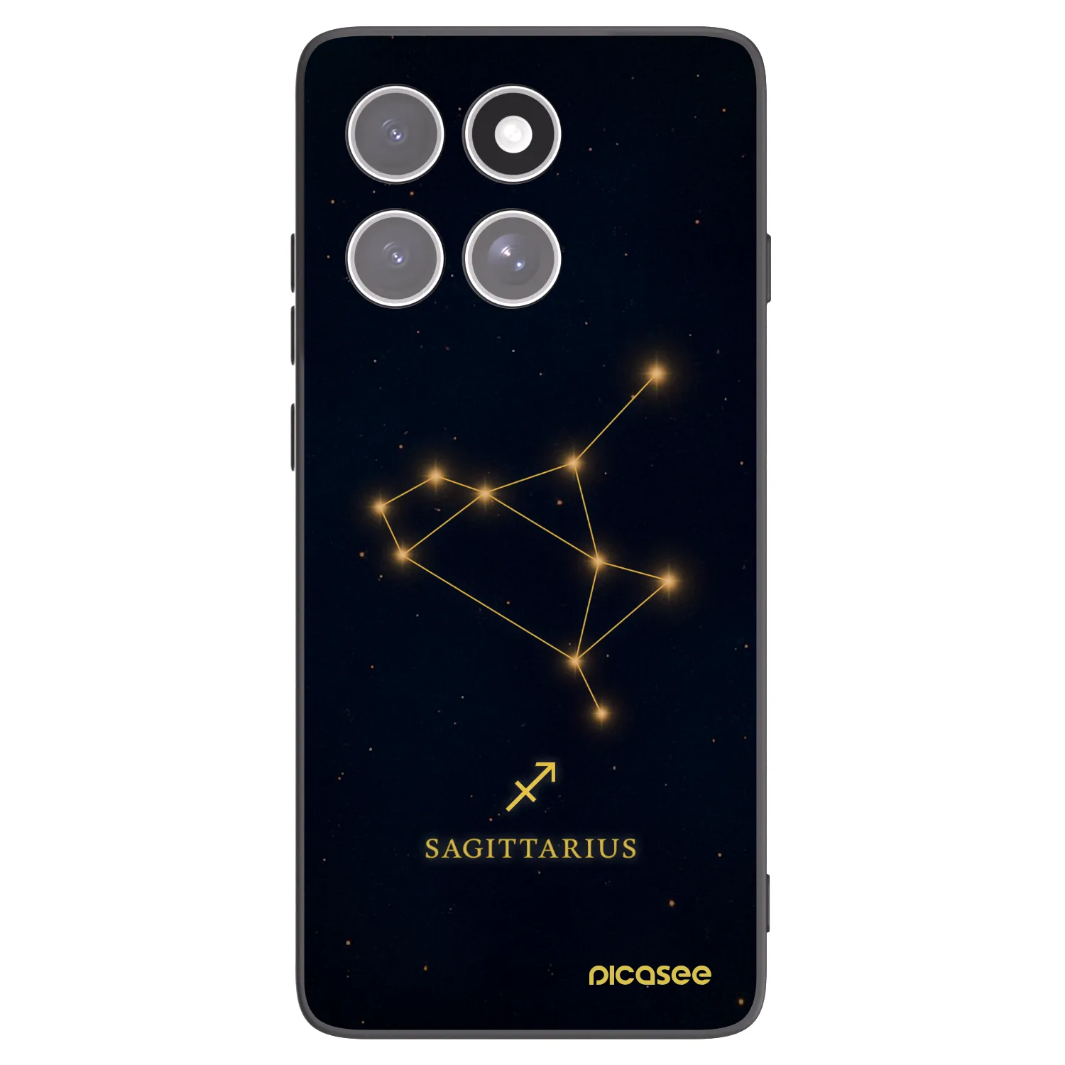 Picasee fekete szilikon tok az alábbi mobiltelefonokra Motorola Edge 60 Fusion - SAGITTARIUS
