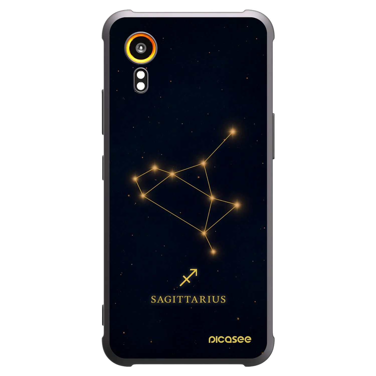 Picasee fekete szilikon tok az alábbi mobiltelefonokra Samsung Galaxy Xcover 7 - SAGITTARIUS
