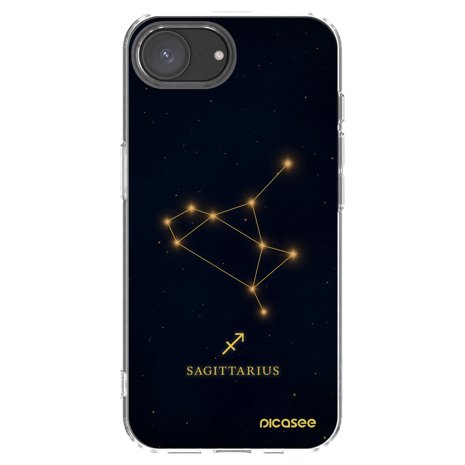 Picasee átlátszó szilikon tok az alábbi mobiltelefonokra Apple iPhone 17e - SAGITTARIUS