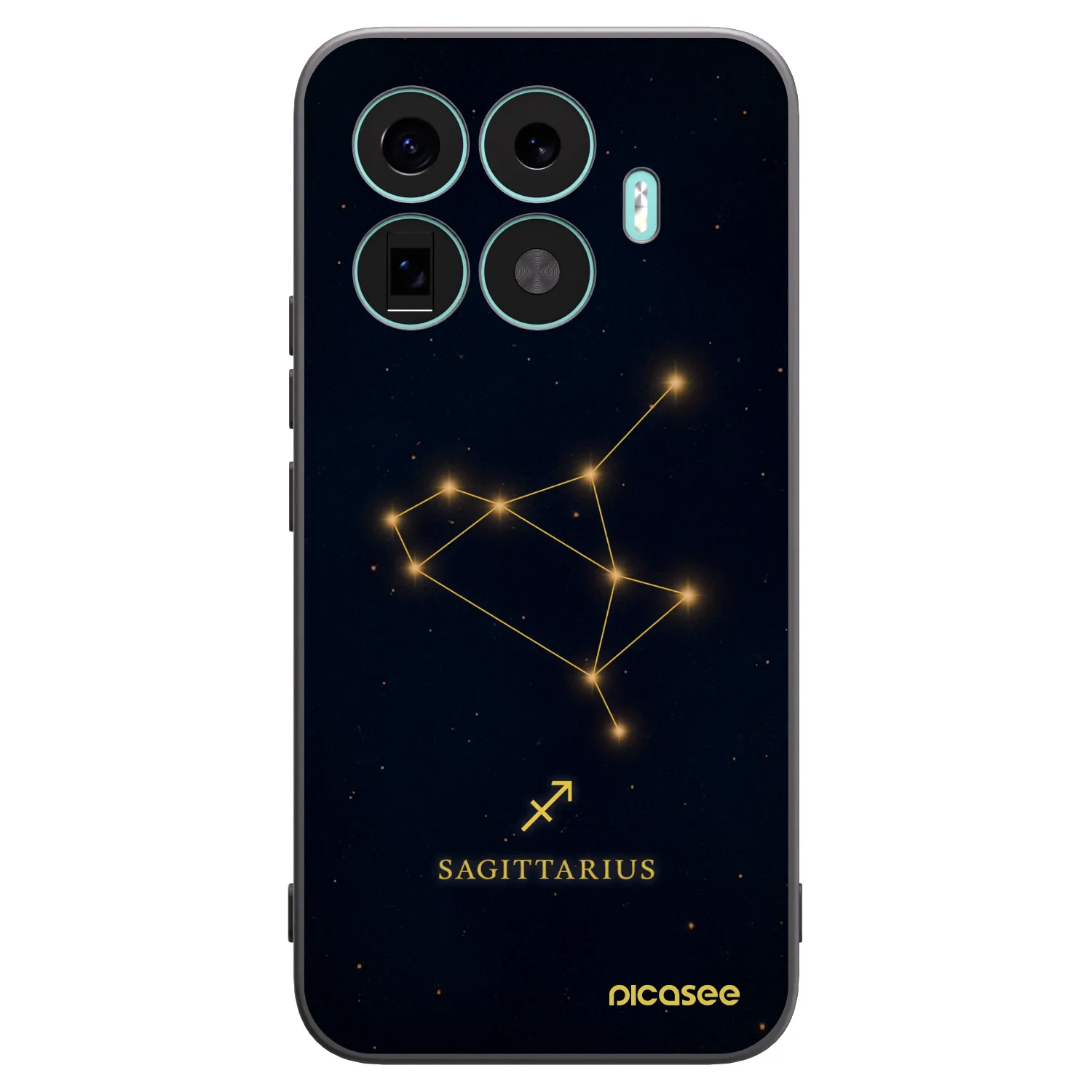 Picasee fekete szilikon tok az alábbi mobiltelefonokra Xiaomi 17T Pro - SAGITTARIUS