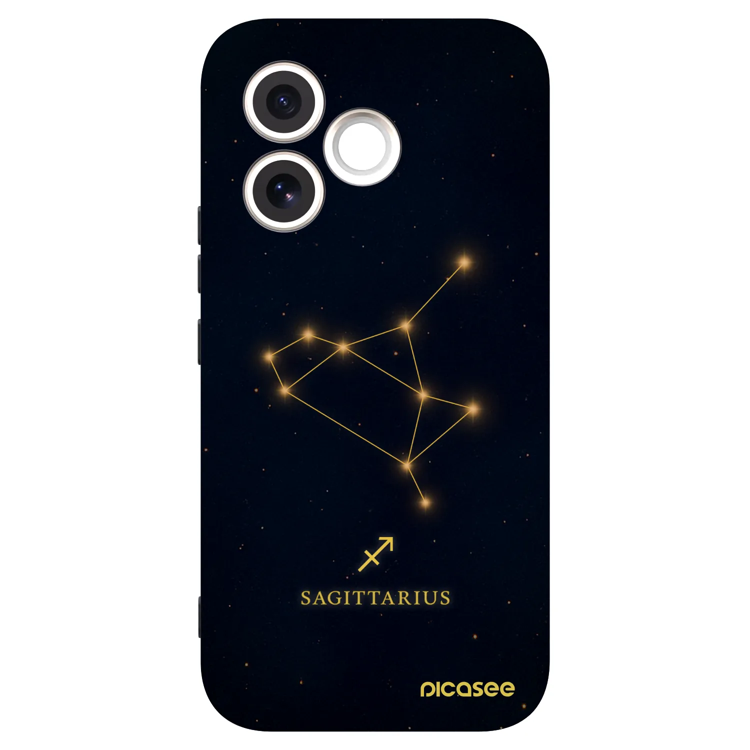 Picasee fekete szilikon tok az alábbi mobiltelefonokra Honor 600 Lite - SAGITTARIUS