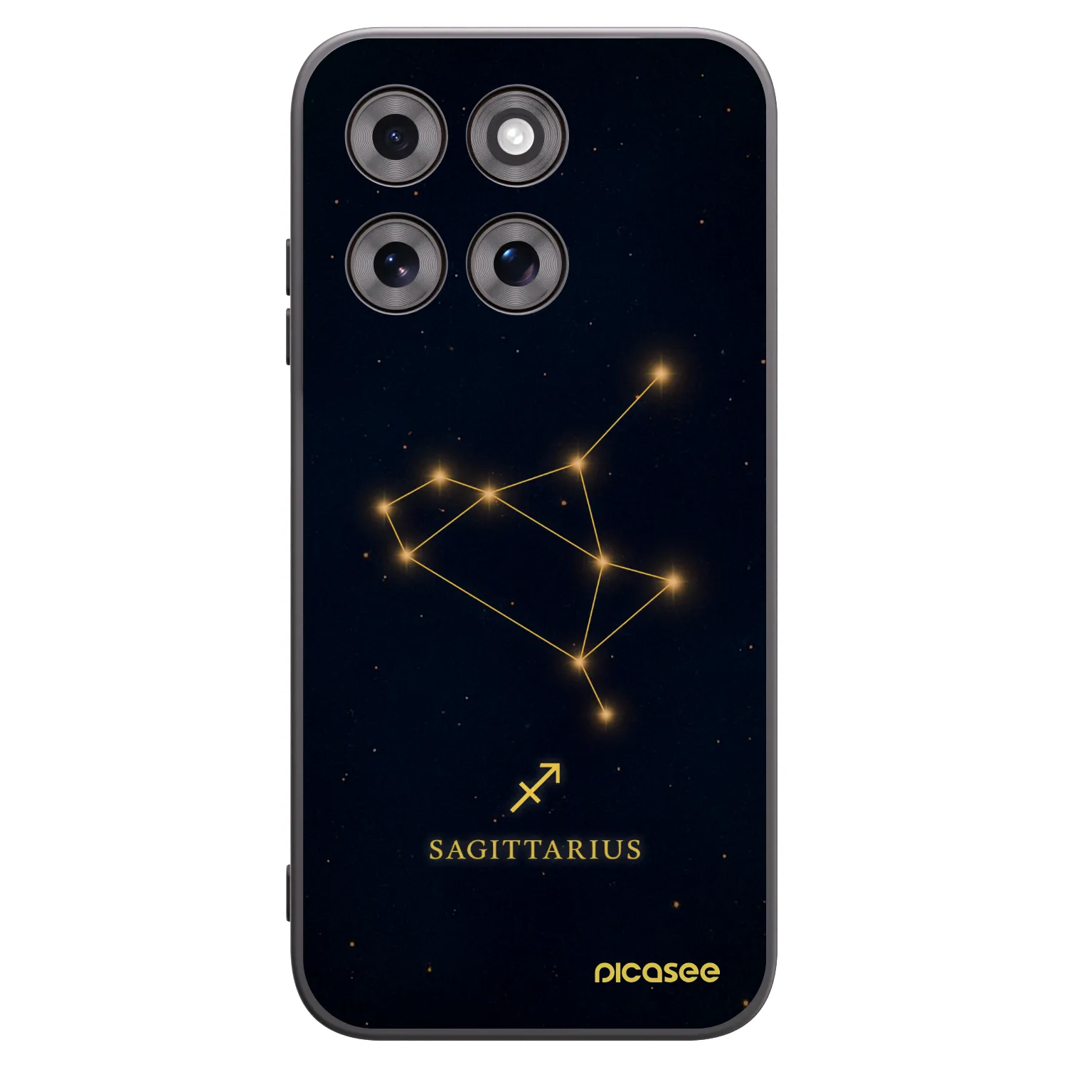 Picasee fekete szilikon tok az alábbi mobiltelefonokra Motorola Moto G77 - SAGITTARIUS