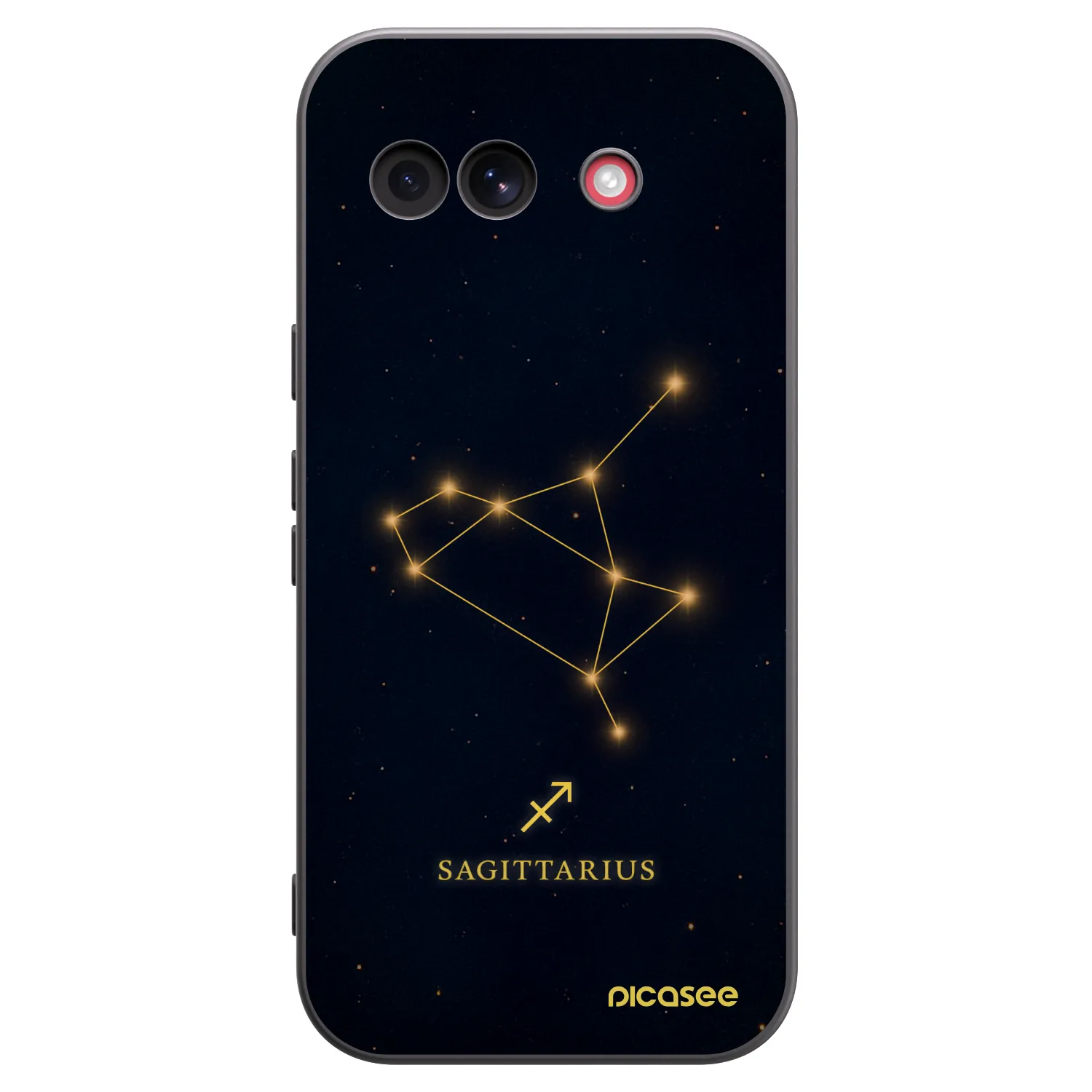 Picasee fekete szilikon tok az alábbi mobiltelefonokra Google Pixel 10a - SAGITTARIUS