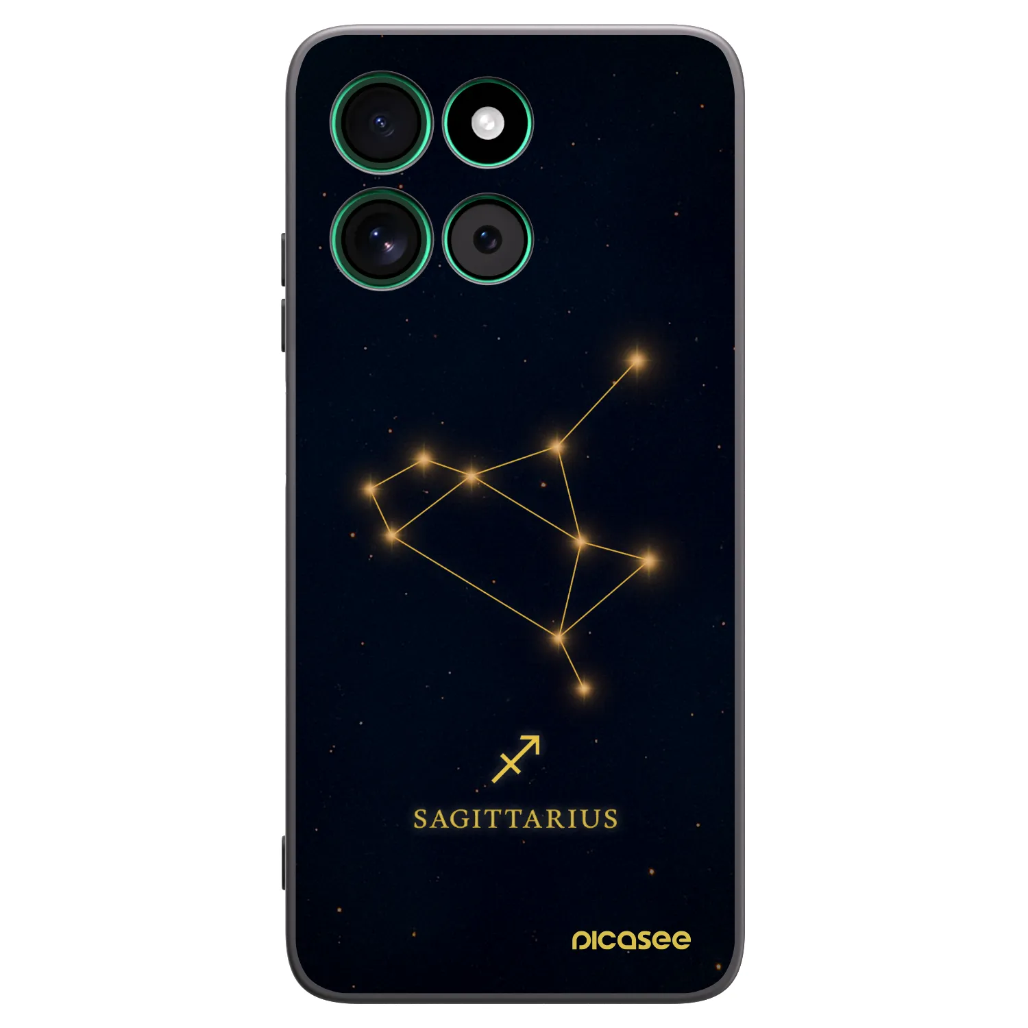 Picasee fekete szilikon tok az alábbi mobiltelefonokra Motorola Moto G57 Power - SAGITTARIUS