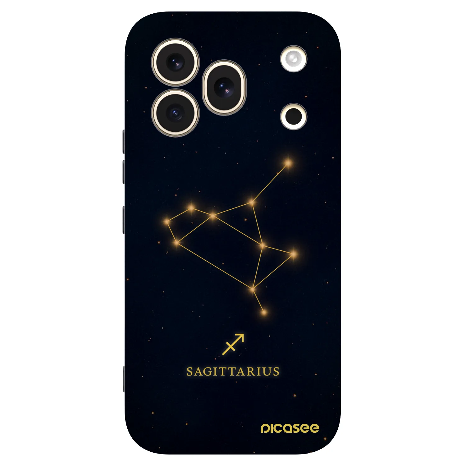 Picasee fekete szilikon tok az alábbi mobiltelefonokra Honor 600 Pro - SAGITTARIUS