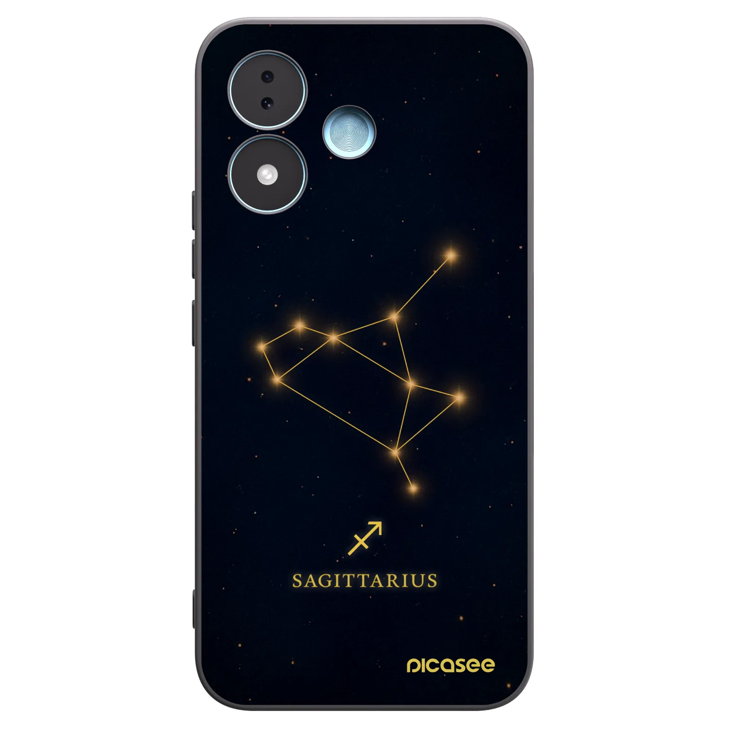 Picasee fekete szilikon tok az alábbi mobiltelefonokra Xiaomi Redmi Note 17 5G - SAGITTARIUS
