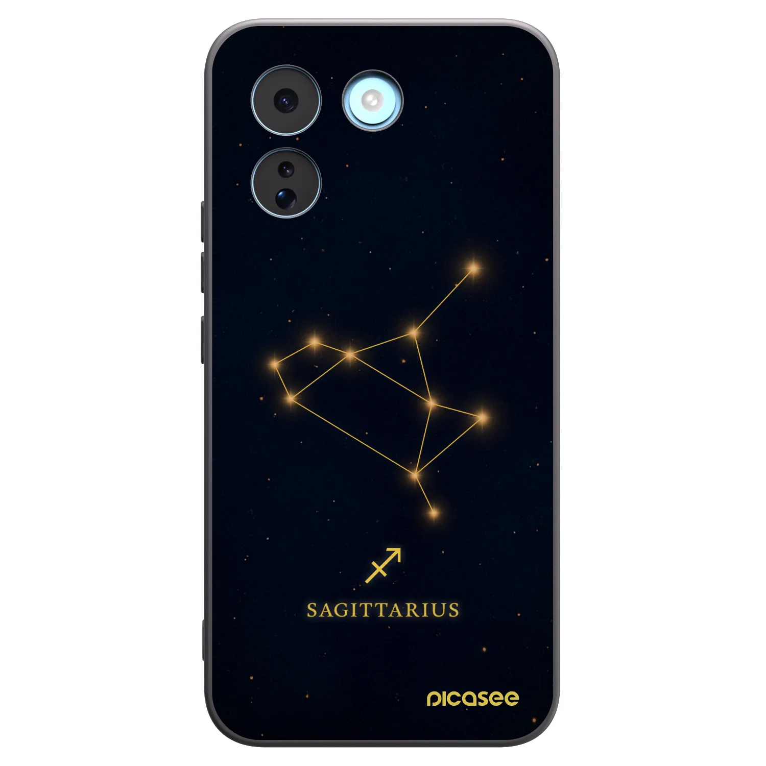 Picasee fekete szilikon tok az alábbi mobiltelefonokra Xiaomi Redmi Note 17 Pro MAX 5G - SAGITTARIUS