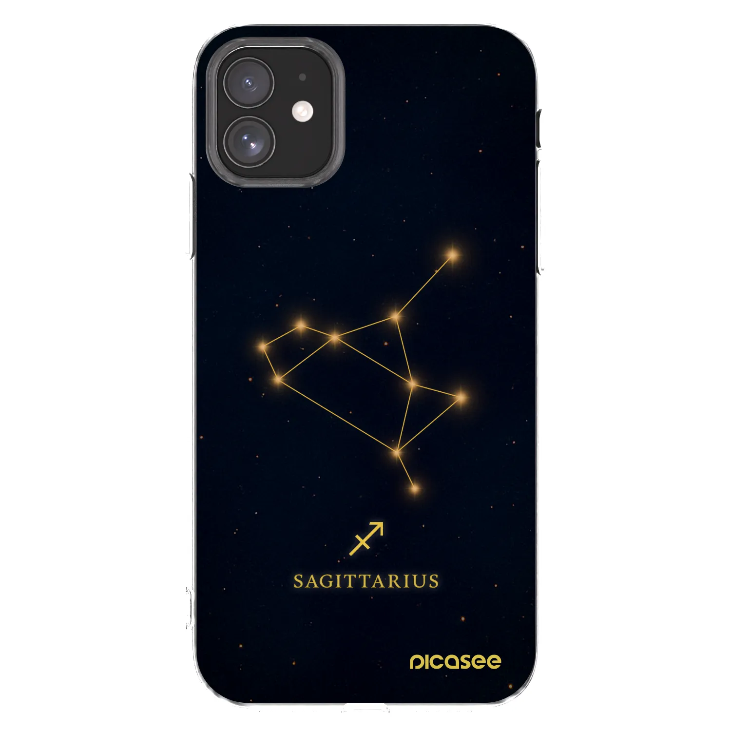 Picasee átlátszó szilikon tok az alábbi mobiltelefonokra Apple iPhone 11 - SAGITTARIUS