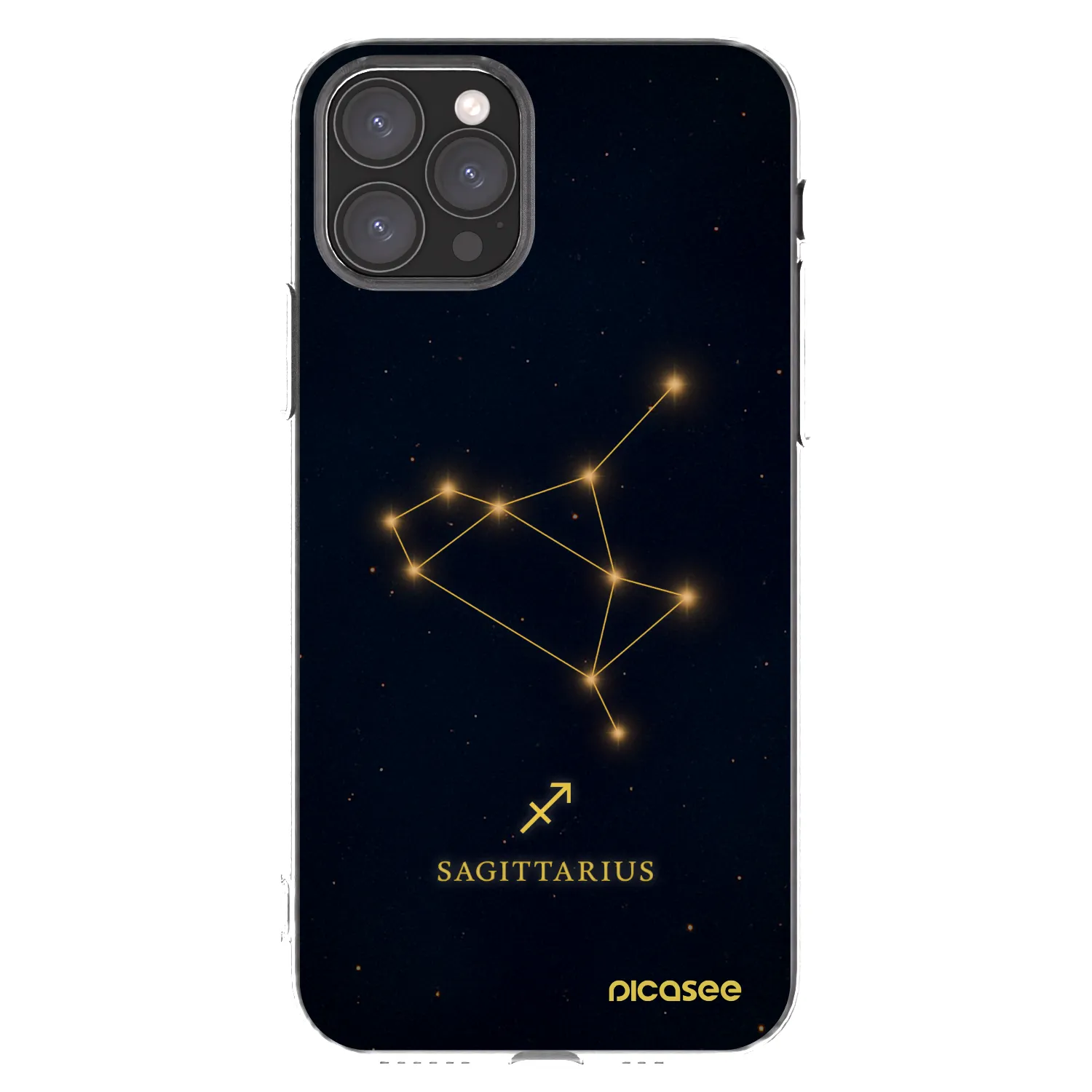 Picasee átlátszó szilikon tok az alábbi mobiltelefonokra Apple iPhone 11 Pro - SAGITTARIUS