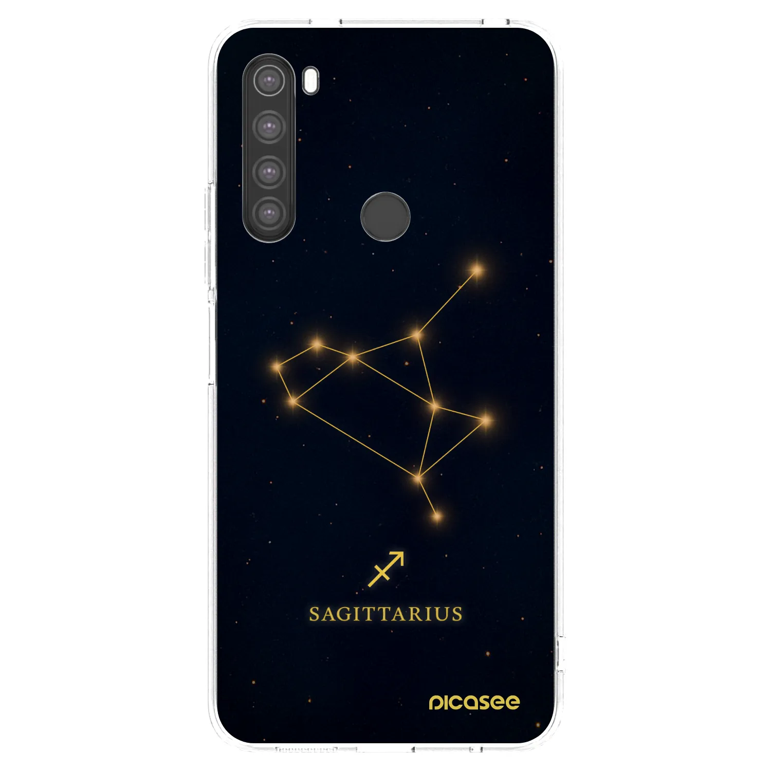 Picasee átlátszó szilikon tok az alábbi mobiltelefonokra Xiaomi Redmi Note 8 - SAGITTARIUS