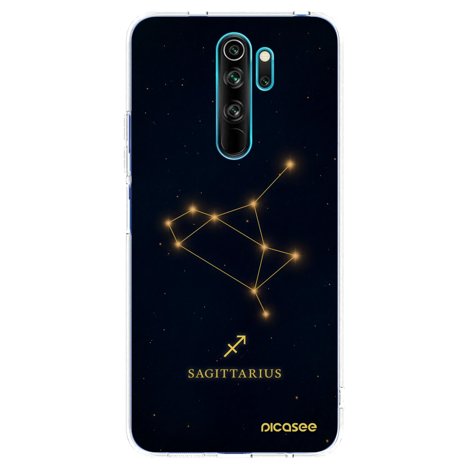 Picasee átlátszó szilikon tok az alábbi mobiltelefonokra Xiaomi Redmi Note 8 Pro - SAGITTARIUS