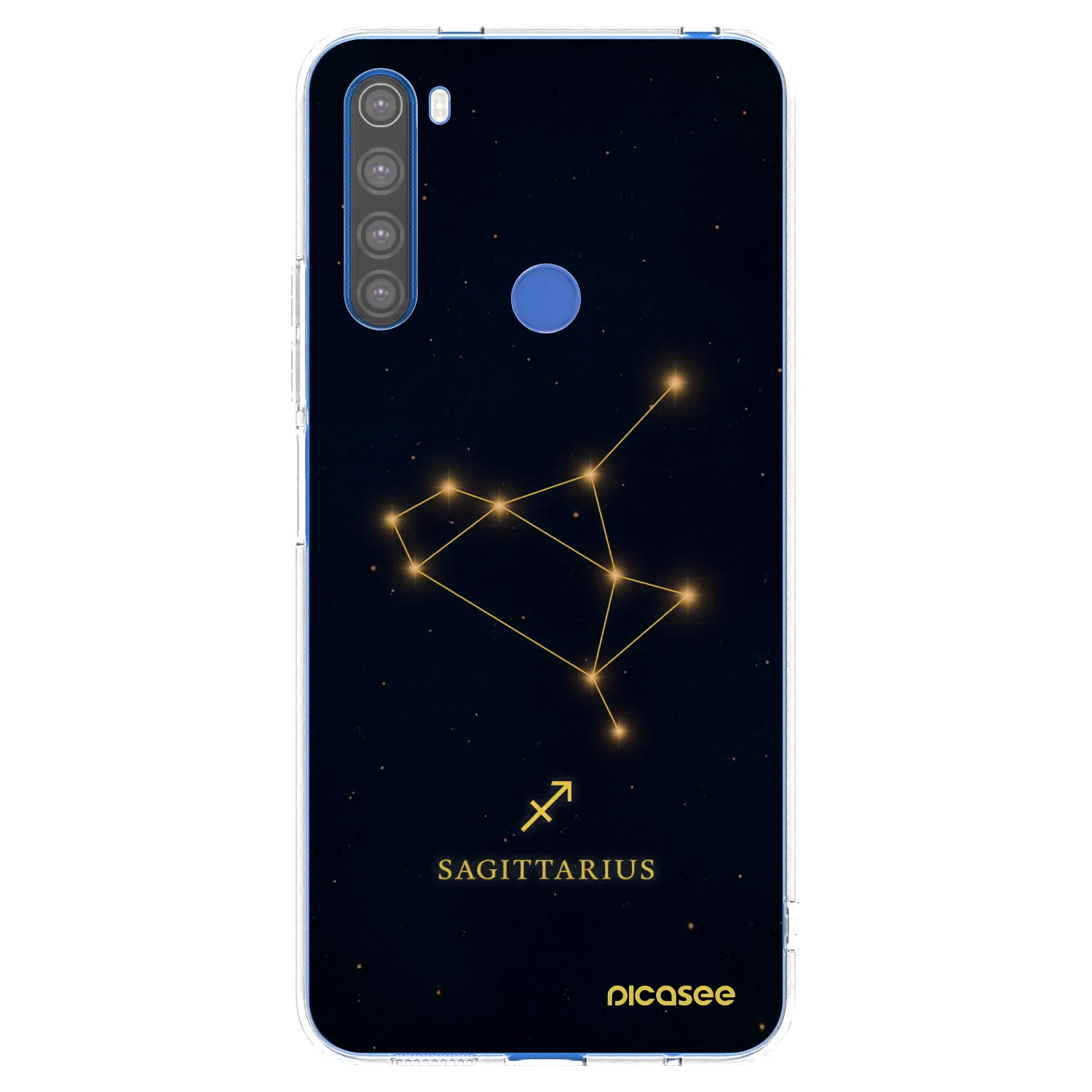 Picasee átlátszó szilikon tok az alábbi mobiltelefonokra Xiaomi Redmi Note 8T - SAGITTARIUS