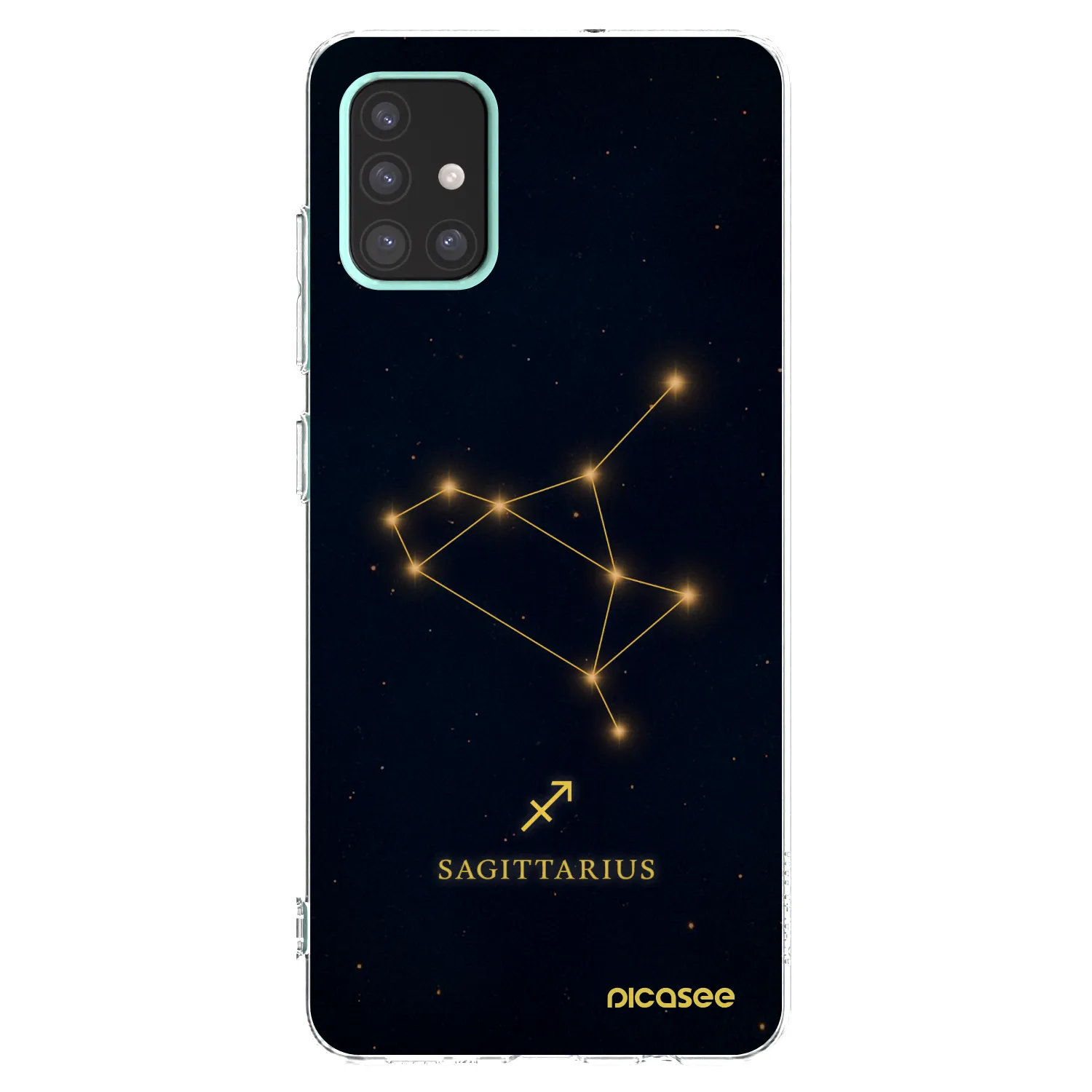 Picasee átlátszó szilikon tok az alábbi mobiltelefonokra Samsung Galaxy A51 A515F - SAGITTARIUS