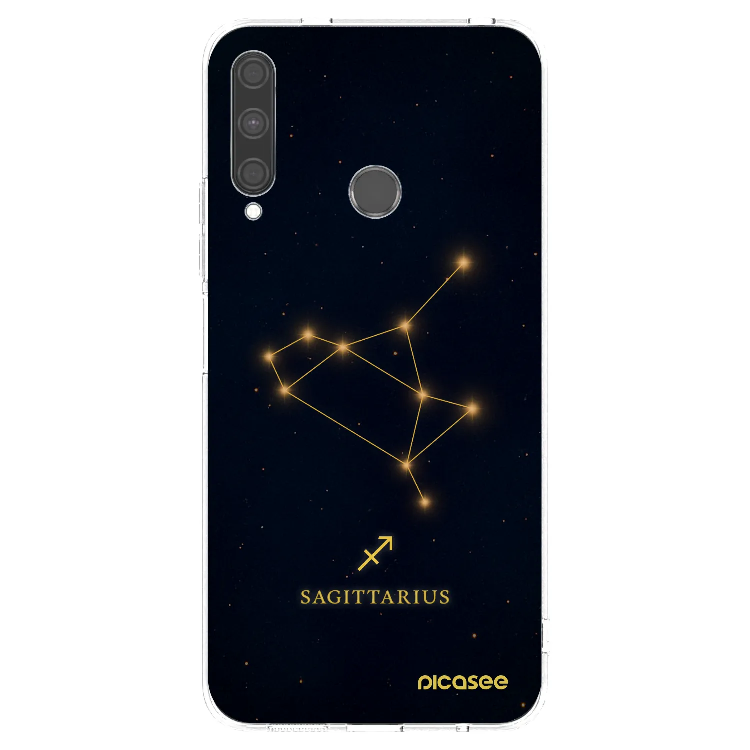 Picasee átlátszó szilikon tok az alábbi mobiltelefonokra Huawei P40 Lite E - SAGITTARIUS
