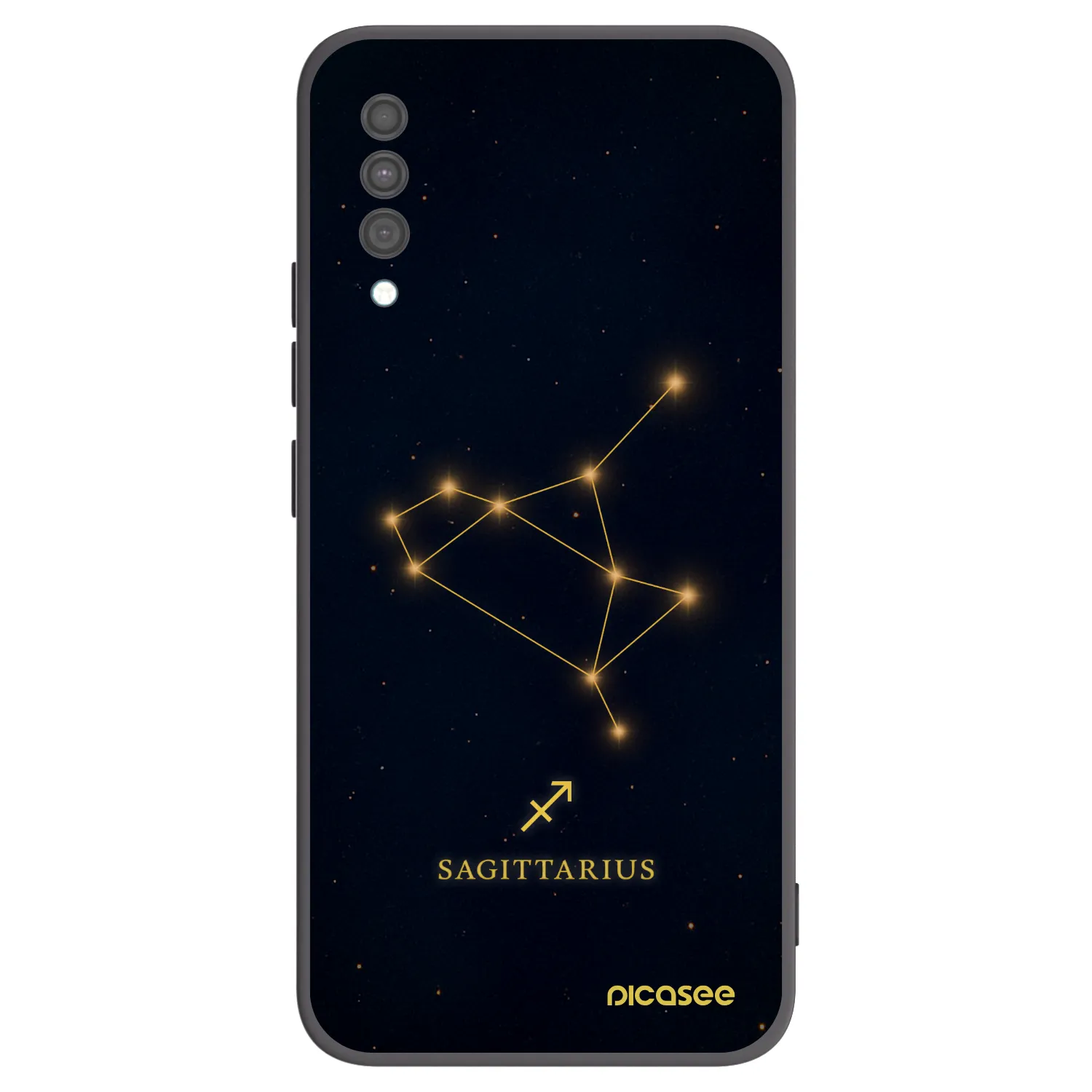 Picasee fekete szilikon tok az alábbi mobiltelefonokra Samsung Galaxy A30s A307F - SAGITTARIUS