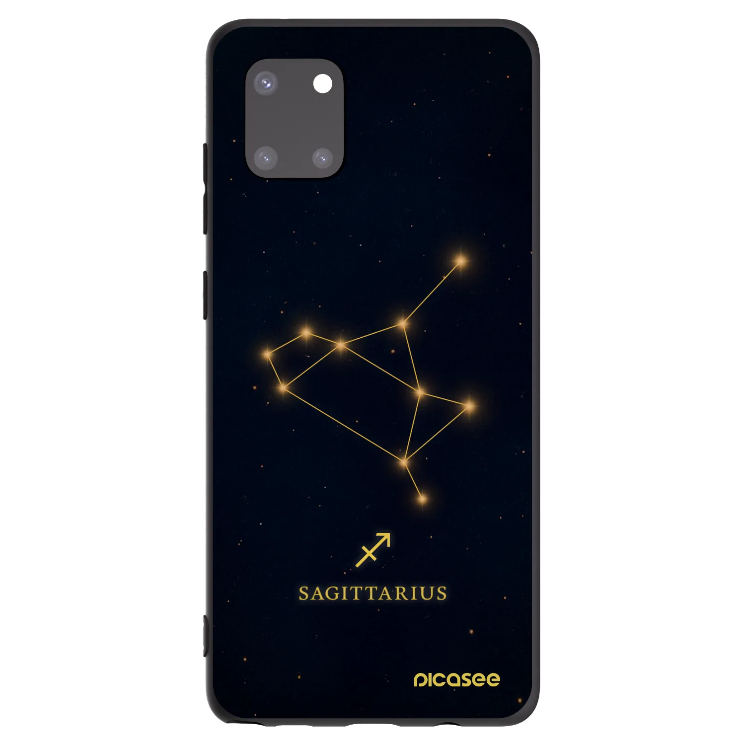 Picasee fekete szilikon tok az alábbi mobiltelefonokra Samsung Galaxy Note 10 Lite N770F - SAGITTARIUS