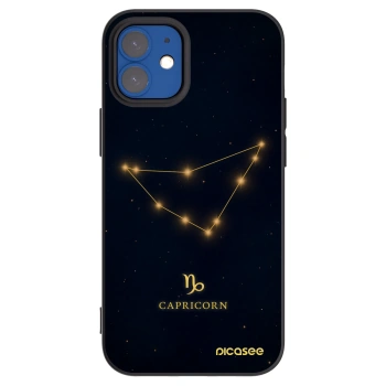 Picasee fekete szilikon tok az alábbi mobiltelefonokra Apple iPhone 12 mini - CAPRICORN