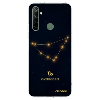 Picasee átlátszó szilikon tok az alábbi mobiltelefonokra Realme 6i - CAPRICORN