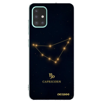 Picasee átlátszó szilikon tok az alábbi mobiltelefonokra Samsung Galaxy M31s - CAPRICORN