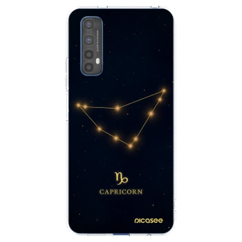 Picasee átlátszó szilikon tok az alábbi mobiltelefonokra Realme 7 - CAPRICORN