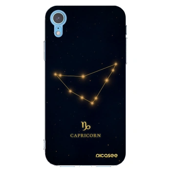 Picasee átlátszó szilikon tok az alábbi mobiltelefonokra Apple iPhone XR - CAPRICORN