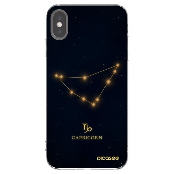 Picasee átlátszó szilikon tok az alábbi mobiltelefonokra Apple iPhone XS Max - CAPRICORN