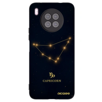 Picasee fekete szilikon tok az alábbi mobiltelefonokra Huawei Nova 8i - CAPRICORN