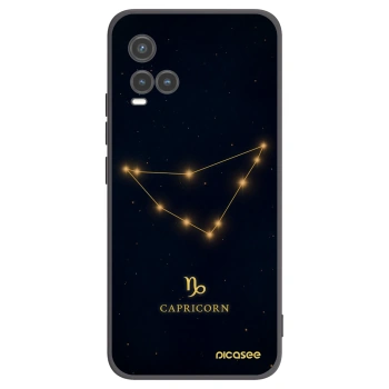 Picasee fekete szilikon tok az alábbi mobiltelefonokra Vivo Y33s - CAPRICORN