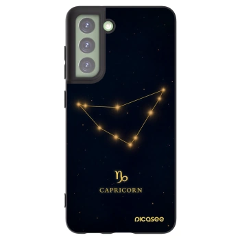 Picasee fekete szilikon tok az alábbi mobiltelefonokra Samsung Galaxy S21 FE 5G - CAPRICORN