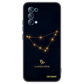 Picasee fekete szilikon tok az alábbi mobiltelefonokra OPPO Reno 5 5G - CAPRICORN