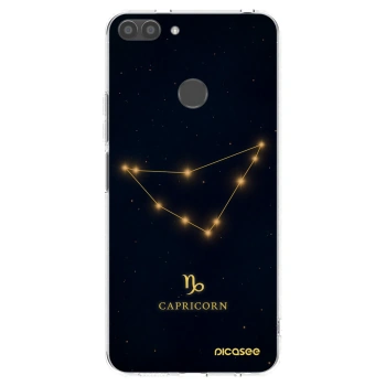 Picasee átlátszó szilikon tok az alábbi mobiltelefonokra Huawei P Smart - CAPRICORN