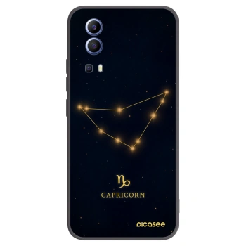 Picasee fekete szilikon tok az alábbi mobiltelefonokra Vivo Y52 5G - CAPRICORN