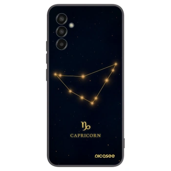 Picasee fekete szilikon tok az alábbi mobiltelefonokra Samsung Galaxy M13 M135F - CAPRICORN