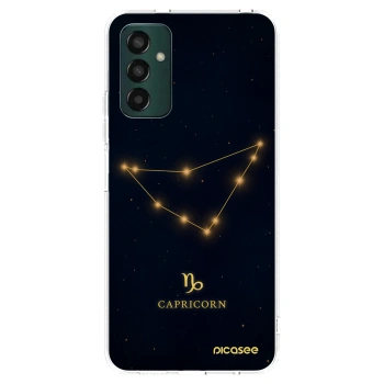 Picasee átlátszó szilikon tok az alábbi mobiltelefonokra Samsung Galaxy M13 M135F - CAPRICORN
