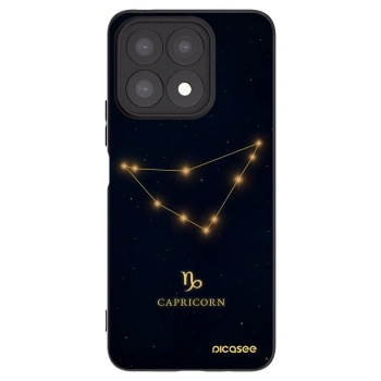 Picasee fekete szilikon tok az alábbi mobiltelefonokra Honor X8a - CAPRICORN